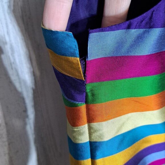 Talbots Top 100% Raw Silk GORGEOUS 10P EXCELLENT CONDITION  like new - Picture 4 of 6